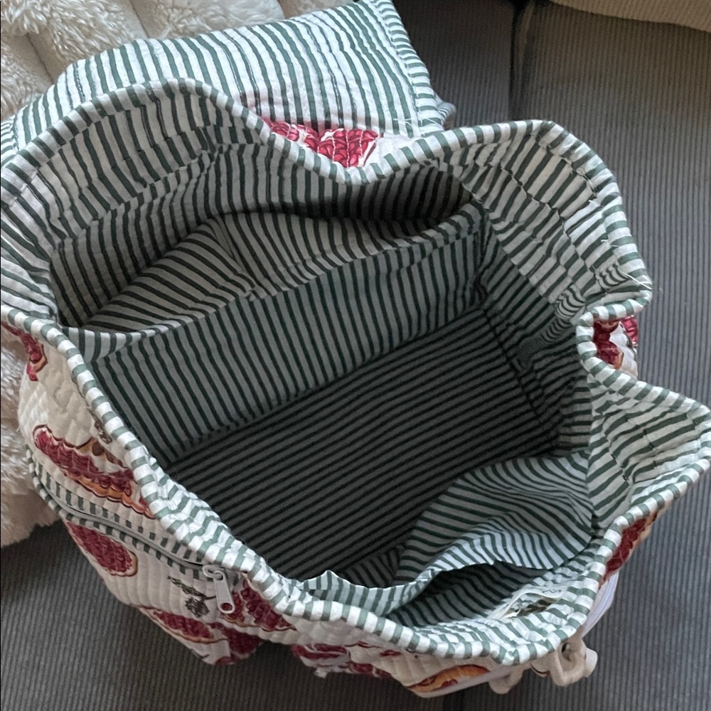 Vibrant Pomegranate Patterned Backpack - image 8